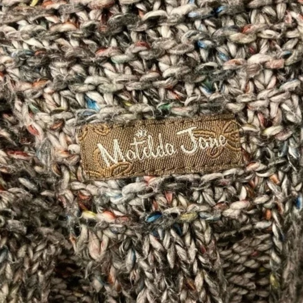 Matilda Jane Wonderment Evening Stroll Sweater XS/S Chunky Knit Cozy Cowl - Picture 15 of 16